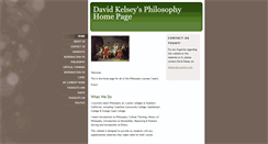 Desktop Screenshot of davidkelseyphilosophy.com
